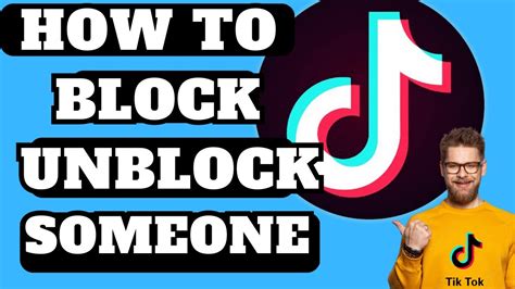 How To Block And Unblock Someone On Tik Tok Youtube