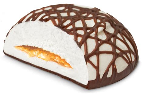 Зефир глазированный с желейной начинкой со вкусом апельсина ЛЕТАЮЩИЕ ...