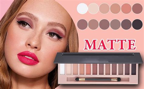 Amazon Wenjlyj Color Naked Eyeshadow Palette Pearly Earth Color Natural Shimmer