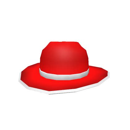 White Banded Red Stetson Roblox