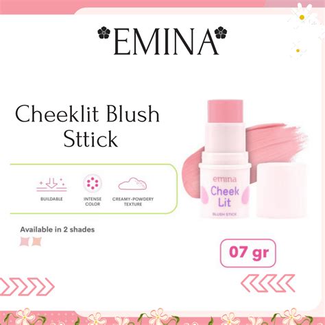 Jual Emina Cheek Lit Blush Stick G Blush On Shopee Indonesia