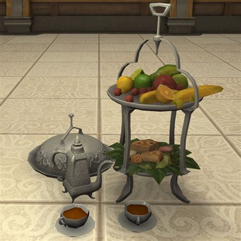 Alpine Tea Set Ffxiv Housing Tabletop