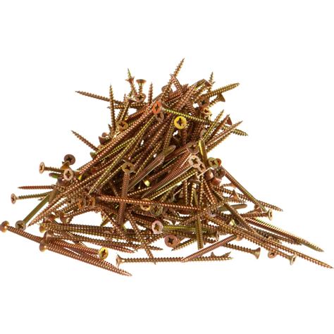 Шуруп для дерева Саморезик 4.5х80 универсальный потай, желтый цинк, Pz ...