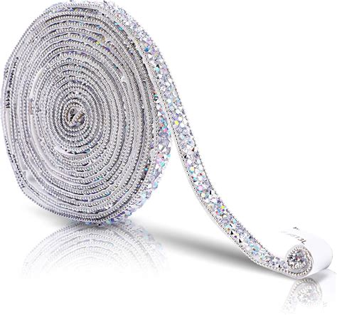 Amazon Yolev 3 Yards Self Adhesive Rhinestone Strips Diamond Bling