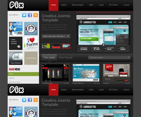 pix joomla template joomshaper