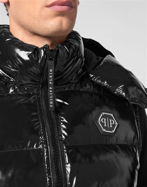 Nylon Down Jacket Vest Philipp Plein Outlet