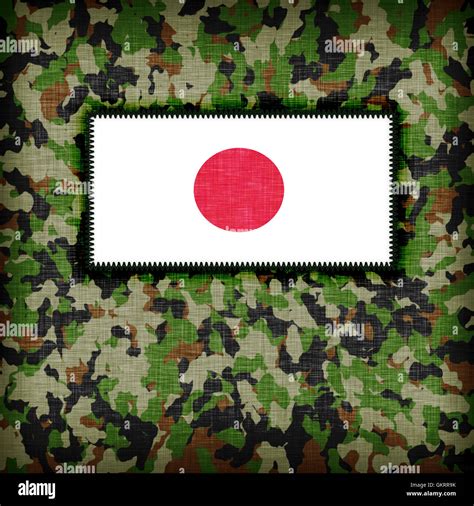 Amy Camouflage Uniform Japan Stock Photo Alamy