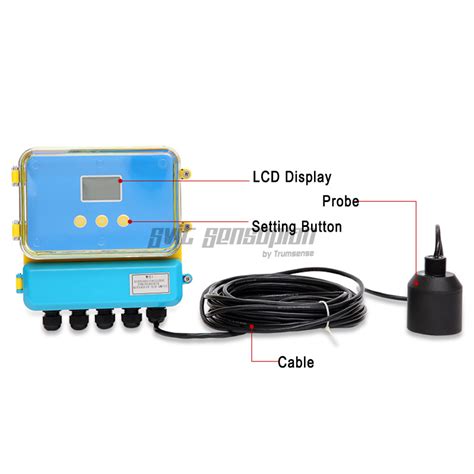 Trumsense To Ma Range To M Ultrasonic Mud Level Meter Sludge