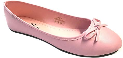 Shoes8teen Womens Ballerina Ballet Flats Shoes 8500 Pink 8.5 - Walmart.com