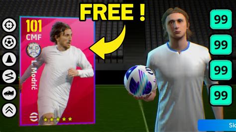 HOW TO TRAIN FREE ICONIC MODRIC MAX LEVEL EFOOTBALL 2024 MOBILE