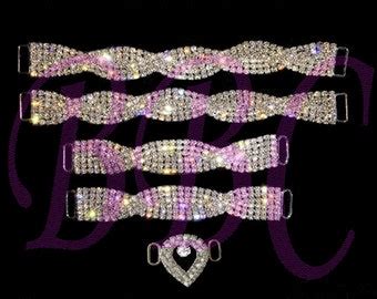 Crystal Rhinestone Bikini Connector Pc Set Npc Ifbb Etsy
