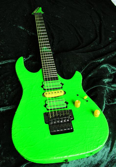 Ibanez Rg Neon Green Ibanez Guitars Heavy Metal Guitar Guitar