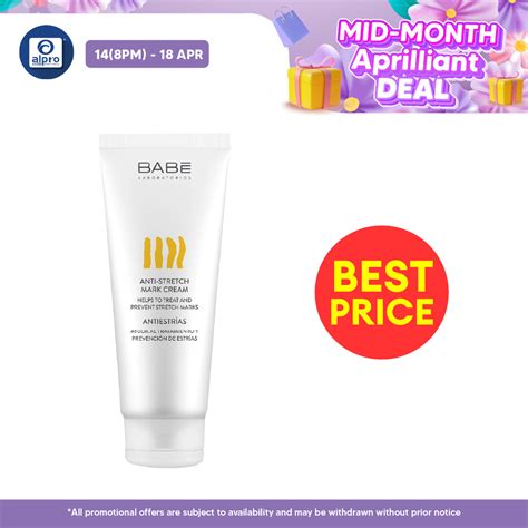 Alpro Pharmacy Exclusive Babe Laboratorios Anti Stretch Mark Cream Treat Prevent Stretch