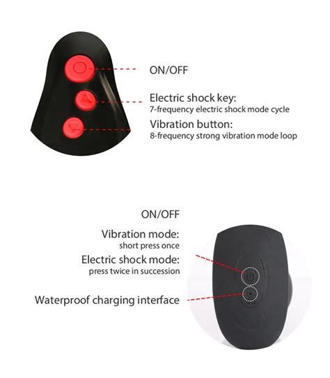 Xshark Remote Control Silicone Butt Plug Anal Insert Frequency Electric Shock Speed