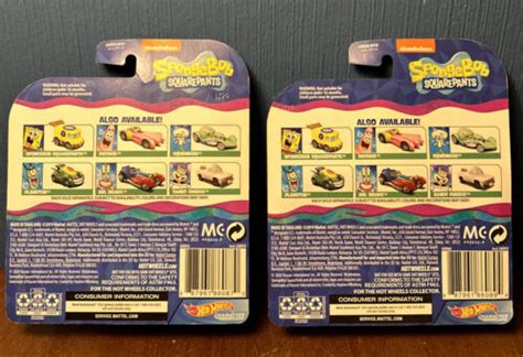 Nickelodeon Hot Wheels Spongebob Squarepants Sandy Character Cars