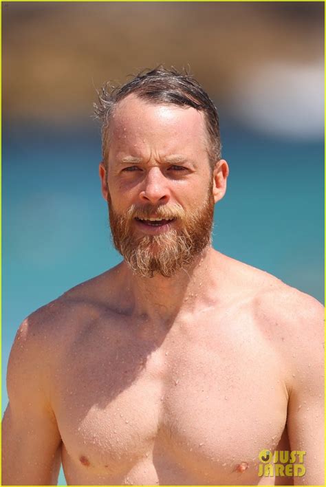 Photo Hamish Blake Shirtless Beach Day Photo Just Jared