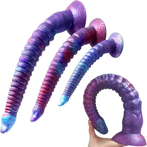 Amazon Gienocy In Silicone Super Long Tentacle Anal Dildo Butt Plug Strong Suction Cup