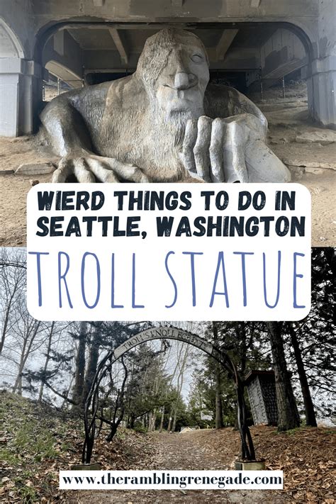 The Original Fremont Troll is a MUST DO in Seattle