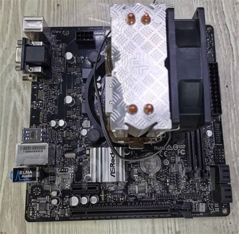 Комплект плата ASRock H310CM-DVS + i5-9400F + кулер башня, б/у, в ...