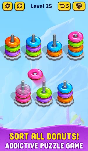 [Updated] Donut Hoop Stack 3d - Color Sort Puzzle Game for PC / Mac ...