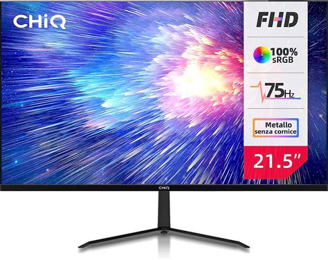 CHiQ 22 pollici Monitor Full HD (1920x1080), 100% sRGB, 75 Hz ...