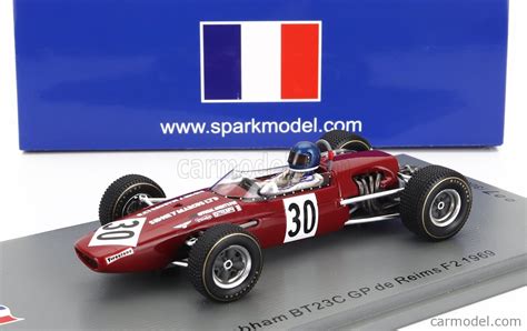 SPARK MODEL SF252 Scale 1 43 BRABHAM F2 BT23C N 30 REIMS GP 1969