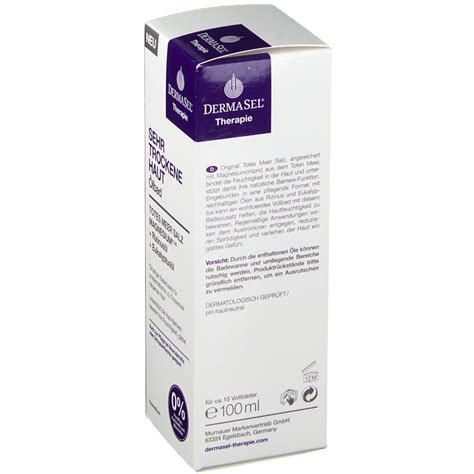 Dermasel Therapie Sehr Trockene Haut Ml Shop Apotheke At