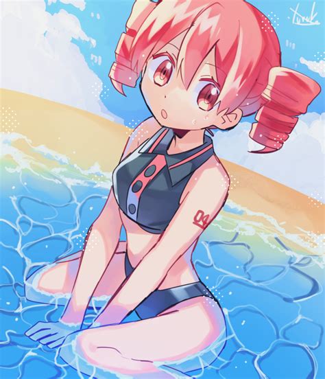 Yuusuke Kun Kasane Teto Utau Girl Alternate Costume Beach Bikini Bikini Bottom Only