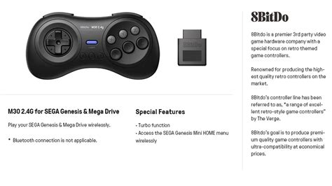 Беспроводной геймпад 8bitdo M30 2,4G | AliExpress