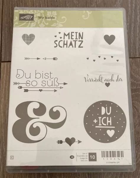 Stampin Up Stempel Set Wir Beide Hochzeit Liebe Du Ich Mein Schatz