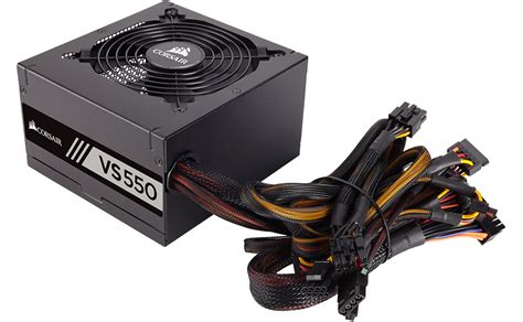 Corsair VS550 550 Watt Fully Wired 80+ PSU/Power Supply Black LN87856 ...