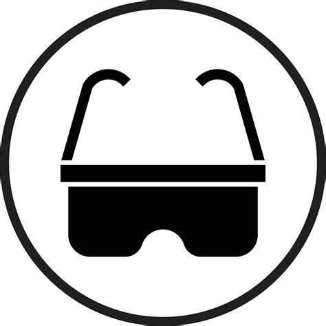 Safety Glasses Vector Icon Design 22796116 Vector Art At Vecteezy