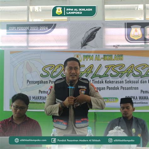 Cegah Perundungan Siswa Al Ikhlash Adakan Sosialisasi Pencegahan