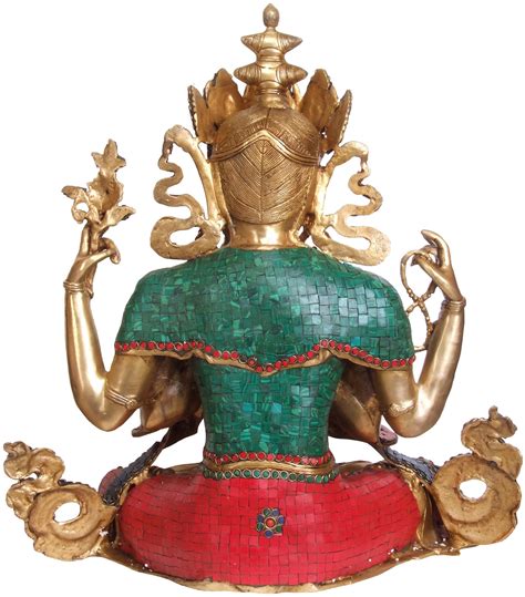 Large Size Chenrezig Four Armed Avalokiteshvara Tibetan Buddhist