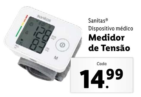 Promoção Sanitas Dispositivo Médico Medidor de Tensão em Lidl