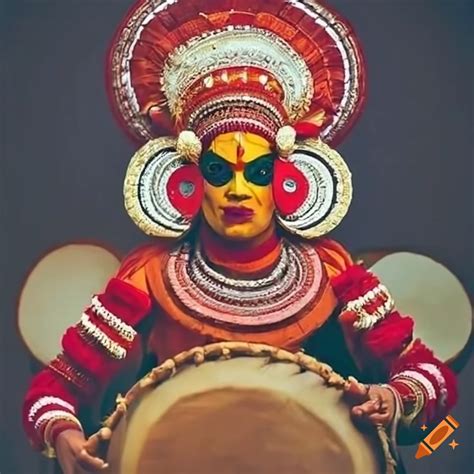 Kerala Chenda Melam Drums And The Spiritual Theyyam Art Form In Indian