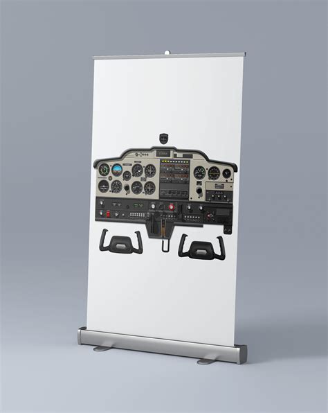 cessna  cockpit poster