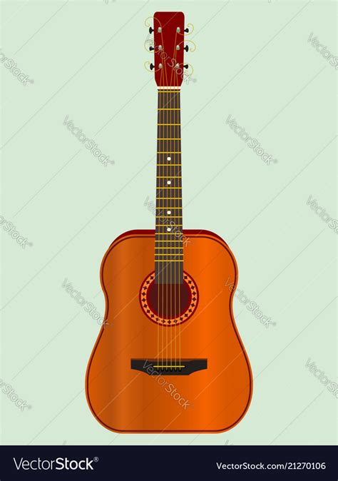 Classical Acoustic Guitar Royalty Free Vector Image