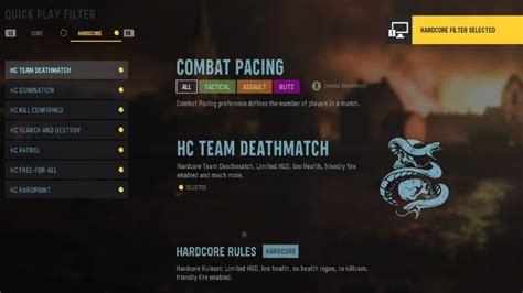 Comment Jouer Au Mode Hardcore Dans Call Of Duty Vanguard Multiplayer