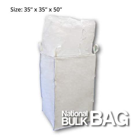 X X Duffle Top Spout Bottom Fibc Bulk Bag With Coating