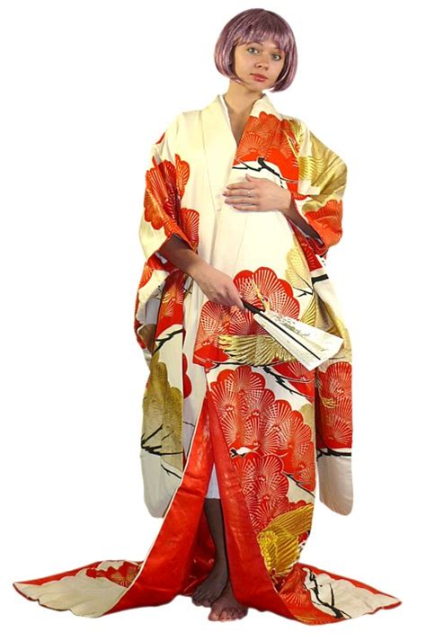 Японское традиционное кимоно. Японский стиль. Японское антикварное ...