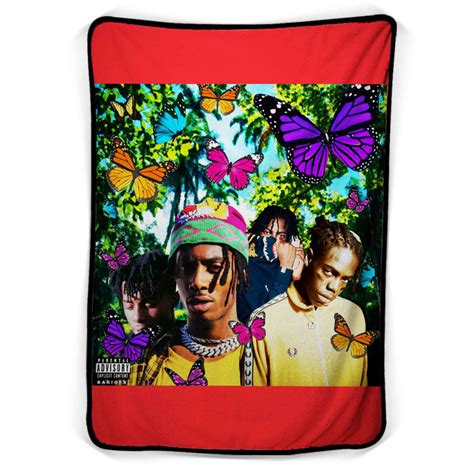 Playboi Carti Butterfly Album Blanket