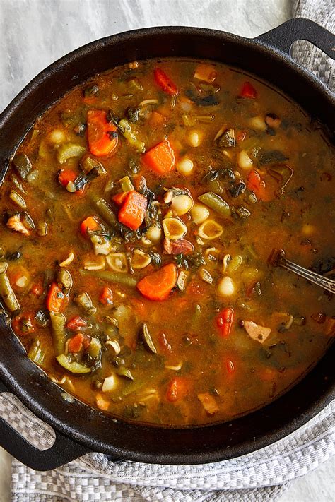 Italian Minestrone Soup Trieste Style Craving Tasty