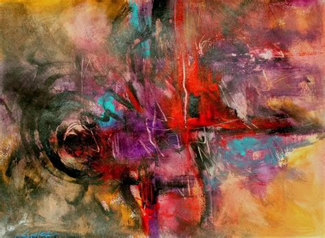 Carol Engles Art Happy Halloween Abstract Painting By Carol Engles