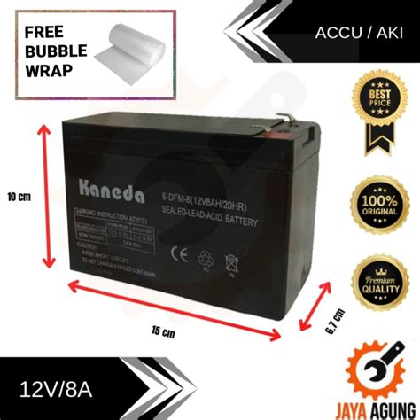 Jual Aki Kering Accu Battery V Ah Baterai Aki Kering Volt