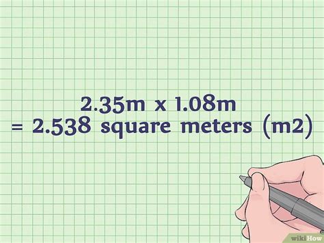 how to calculate meters squared