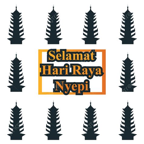 Selamat Hari Raya Nyepi Vector Design, Selamat, Hari, Raya PNG and