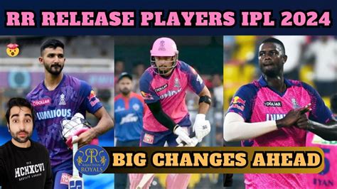 4 Players Rajasthan Royals Set To RELEASE Before IPL 2024 RR Release