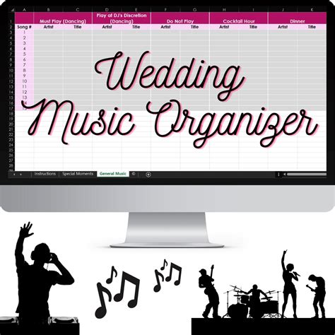Music Organizer Gold Standard Weddings