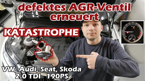 Defektes Agr Ventil Erneuern Am Vw Audi Seat Skoda Tdi Ps Ea